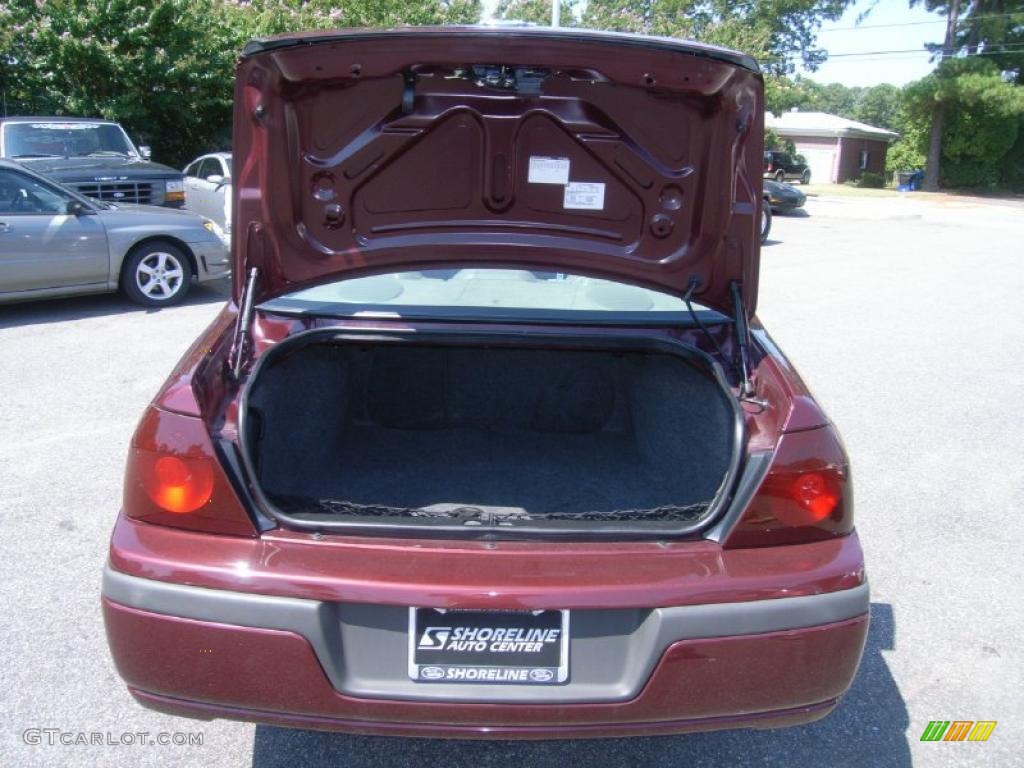 2002 Impala LS - Dark Carmine Red Metallic / Medium Gray photo #10