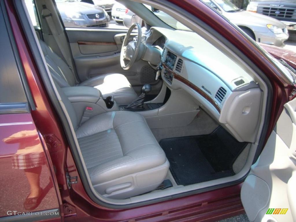 2002 Impala LS - Dark Carmine Red Metallic / Medium Gray photo #12