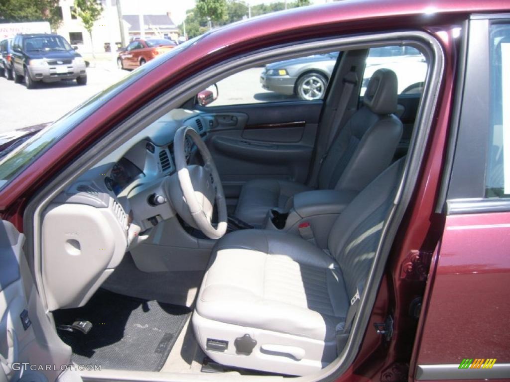 2002 Impala LS - Dark Carmine Red Metallic / Medium Gray photo #14