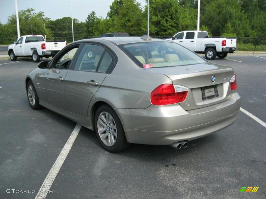 2007 3 Series 328i Sedan - Platinum Bronze Metallic / Beige photo #2
