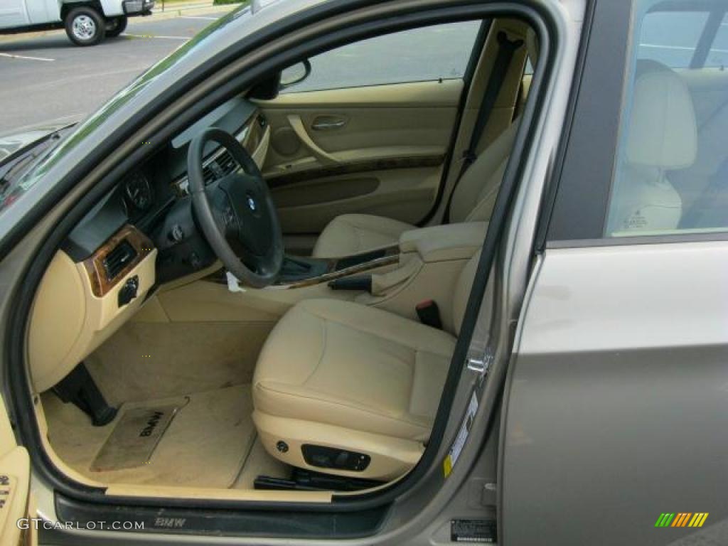 2007 3 Series 328i Sedan - Platinum Bronze Metallic / Beige photo #3