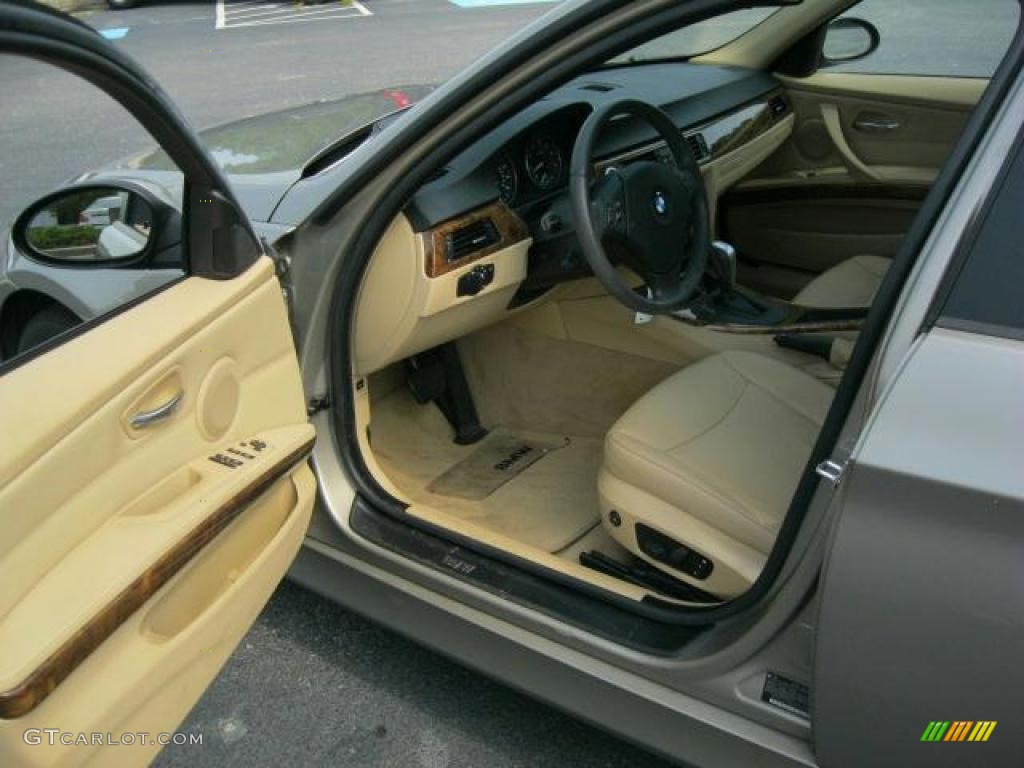 2007 3 Series 328i Sedan - Platinum Bronze Metallic / Beige photo #4