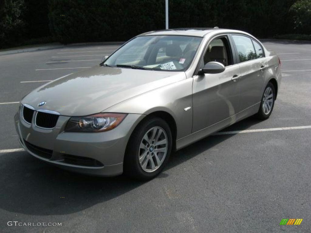 2007 3 Series 328i Sedan - Platinum Bronze Metallic / Beige photo #23