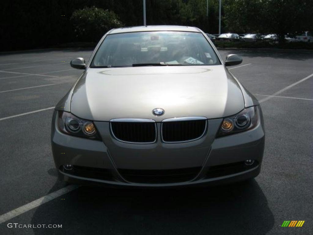 2007 3 Series 328i Sedan - Platinum Bronze Metallic / Beige photo #24