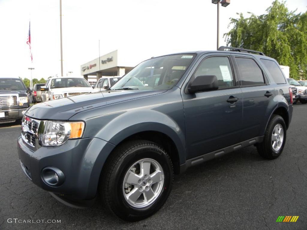 2010 Escape XLT - Steel Blue Metallic / Stone photo #6