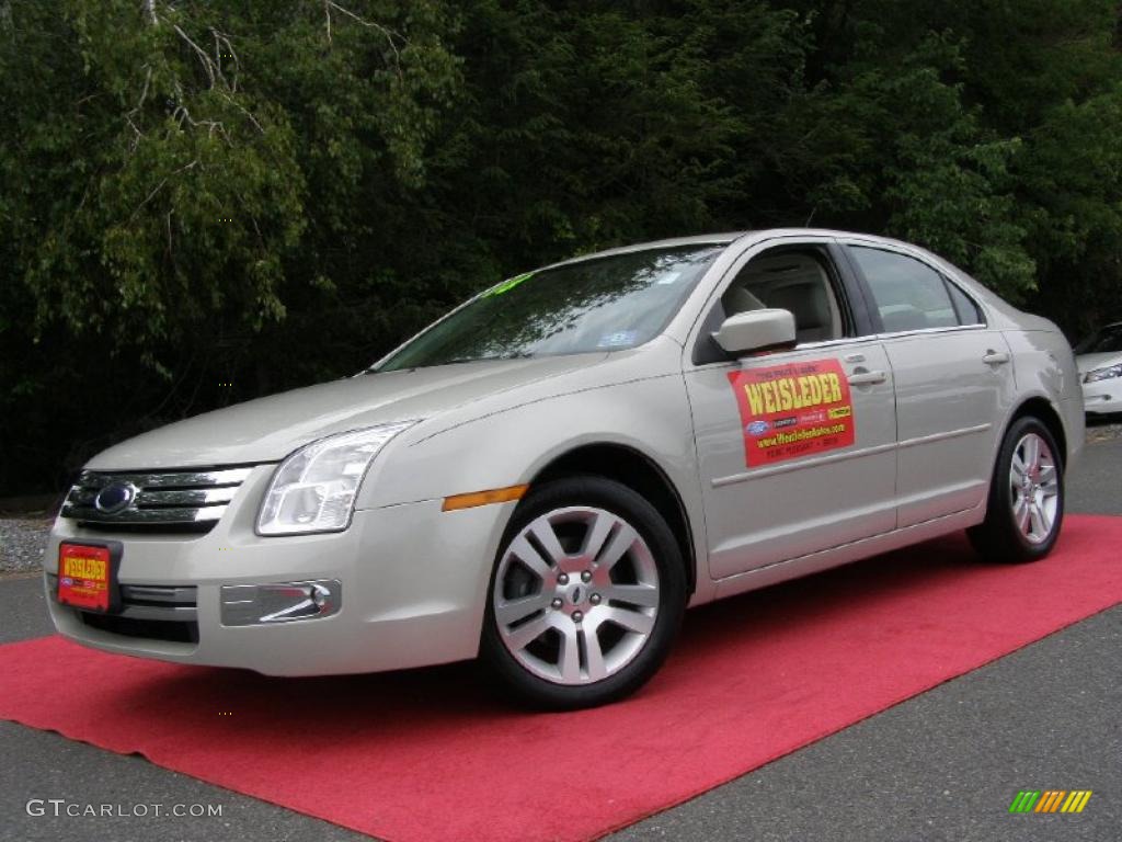 2008 Fusion SEL V6 - Smokestone Metallic / Medium Light Stone photo #1