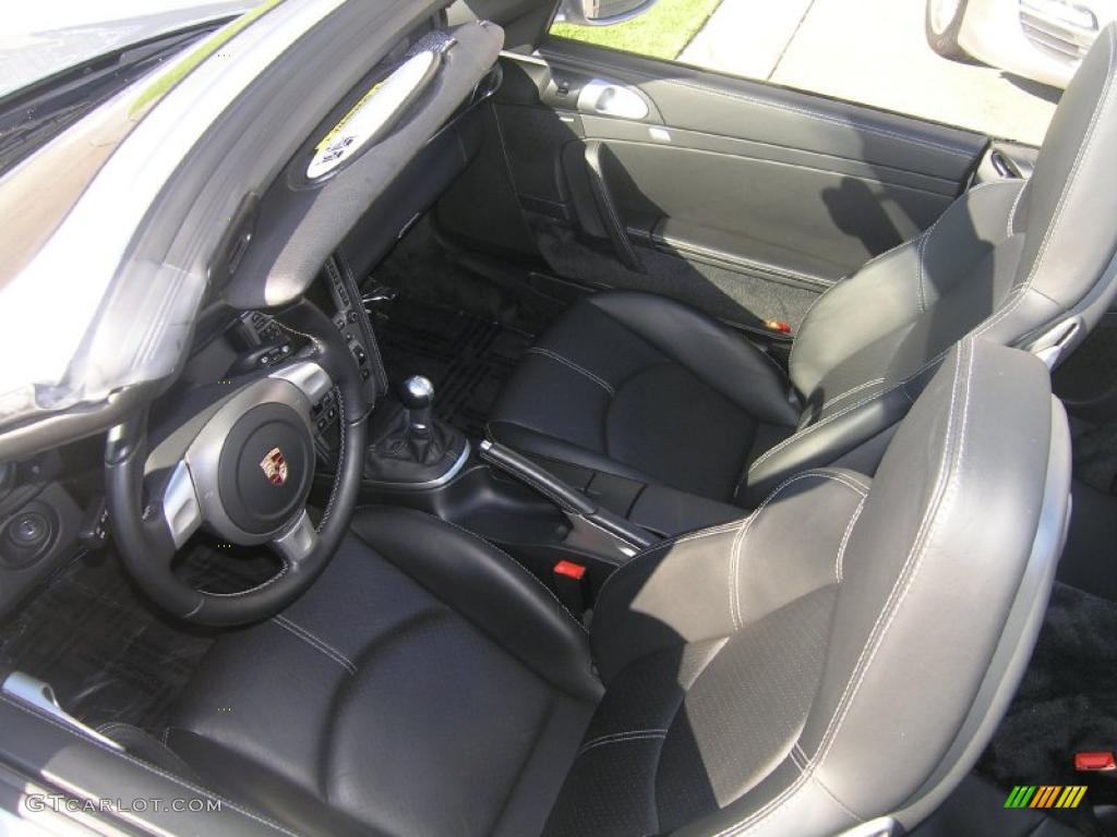 2008 911 Turbo Cabriolet - Arctic Silver Metallic / Black photo #26