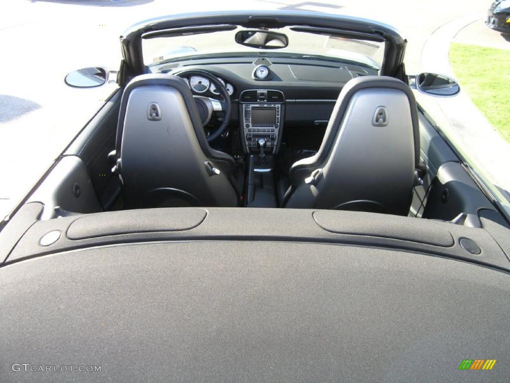 2008 911 Turbo Cabriolet - Arctic Silver Metallic / Black photo #31