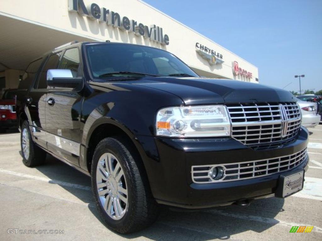 2007 Navigator Ultimate - Black / Charcoal/Caramel photo #1