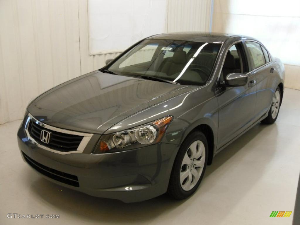 2010 Accord EX-L Sedan - Polished Metal Metallic / Gray photo #1