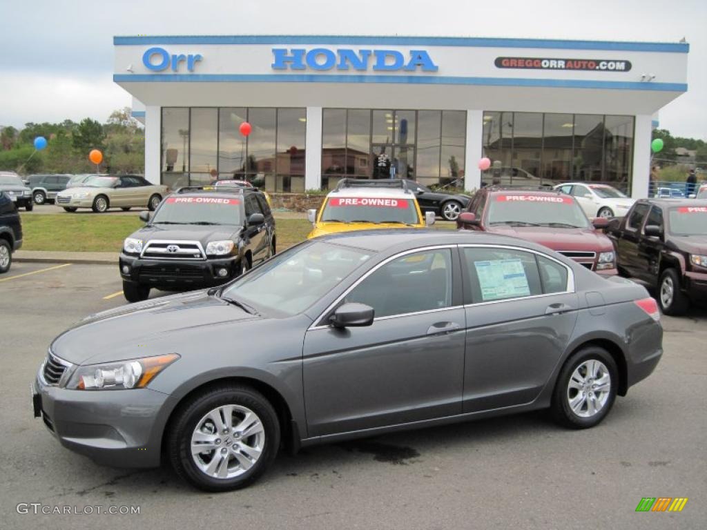 2010 Accord LX-P Sedan - Polished Metal Metallic / Black photo #1