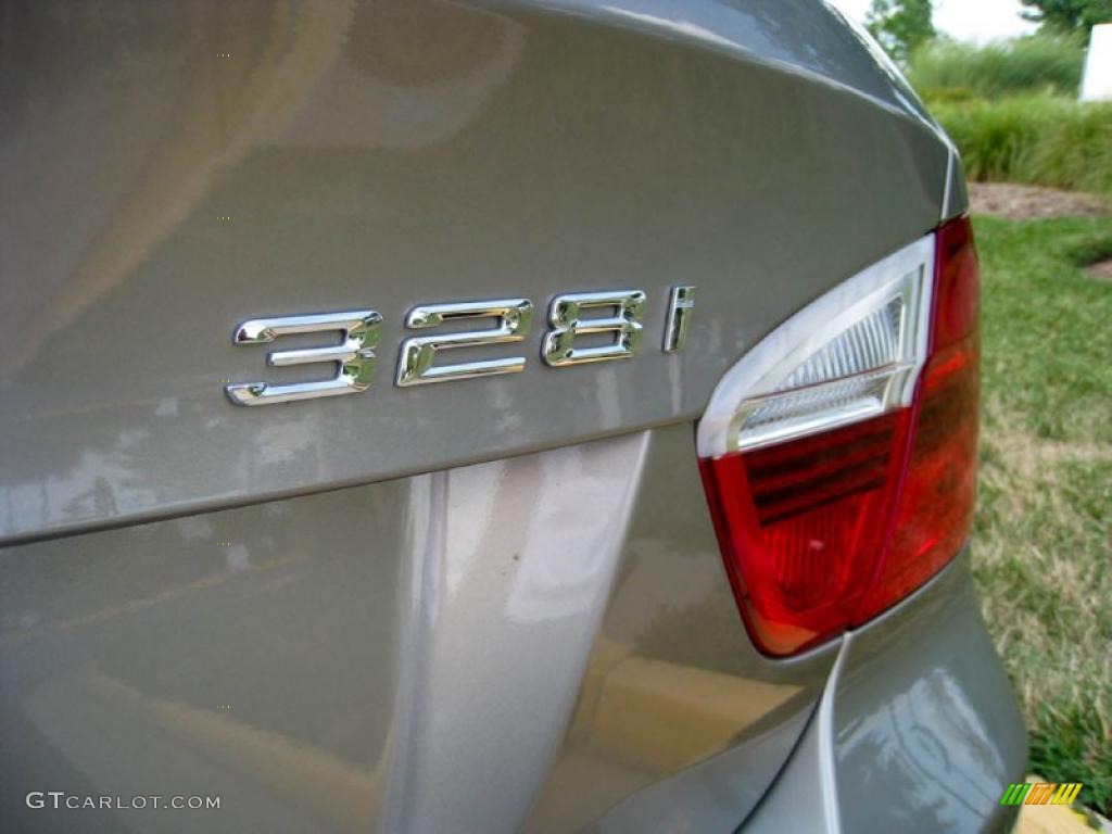 2007 3 Series 328i Sedan - Platinum Bronze Metallic / Beige photo #27