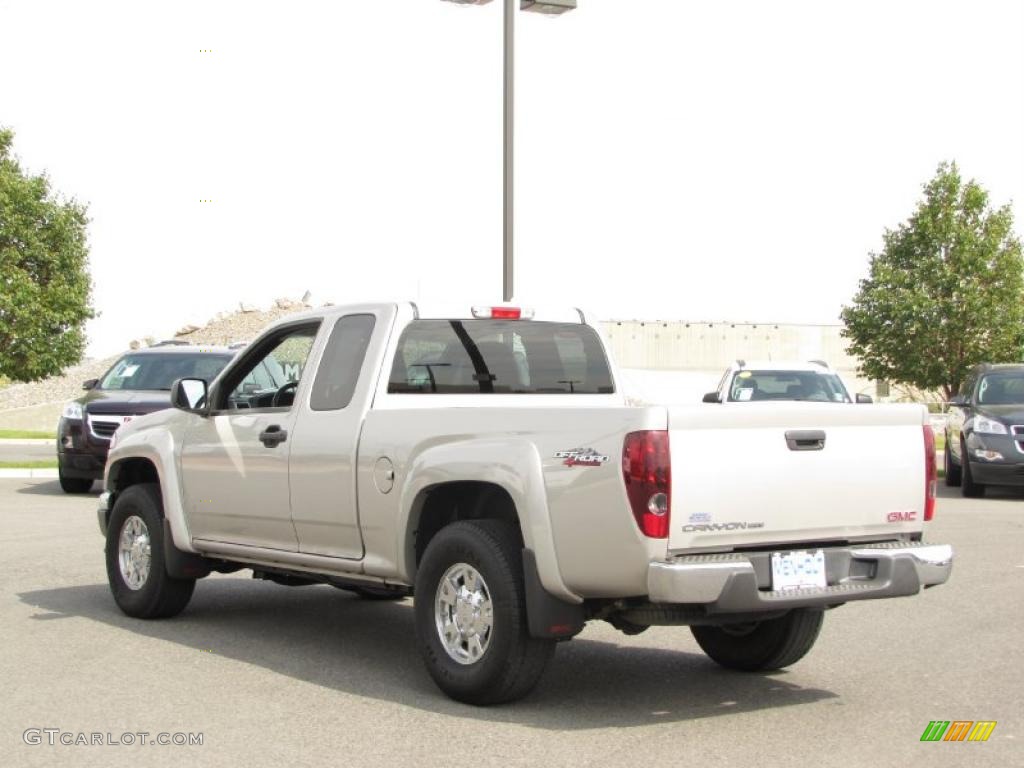 2007 Canyon SLE Extended Cab 4x4 - Silver Birch Metallic / Dark Pewter photo #10