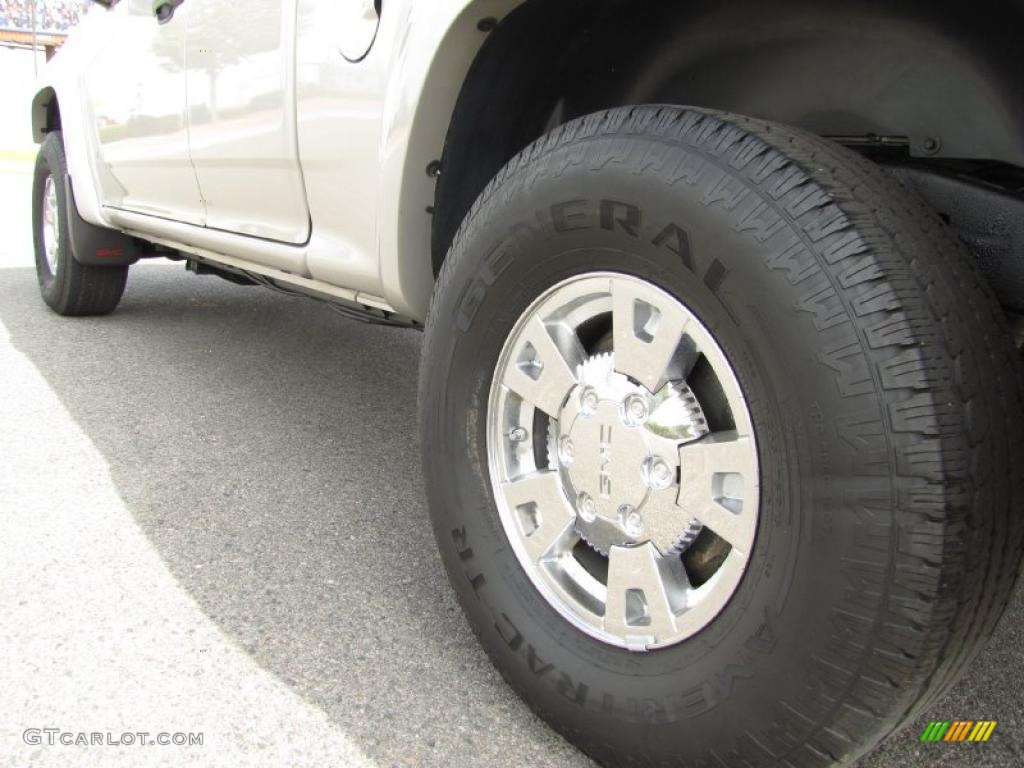 2007 Canyon SLE Extended Cab 4x4 - Silver Birch Metallic / Dark Pewter photo #11