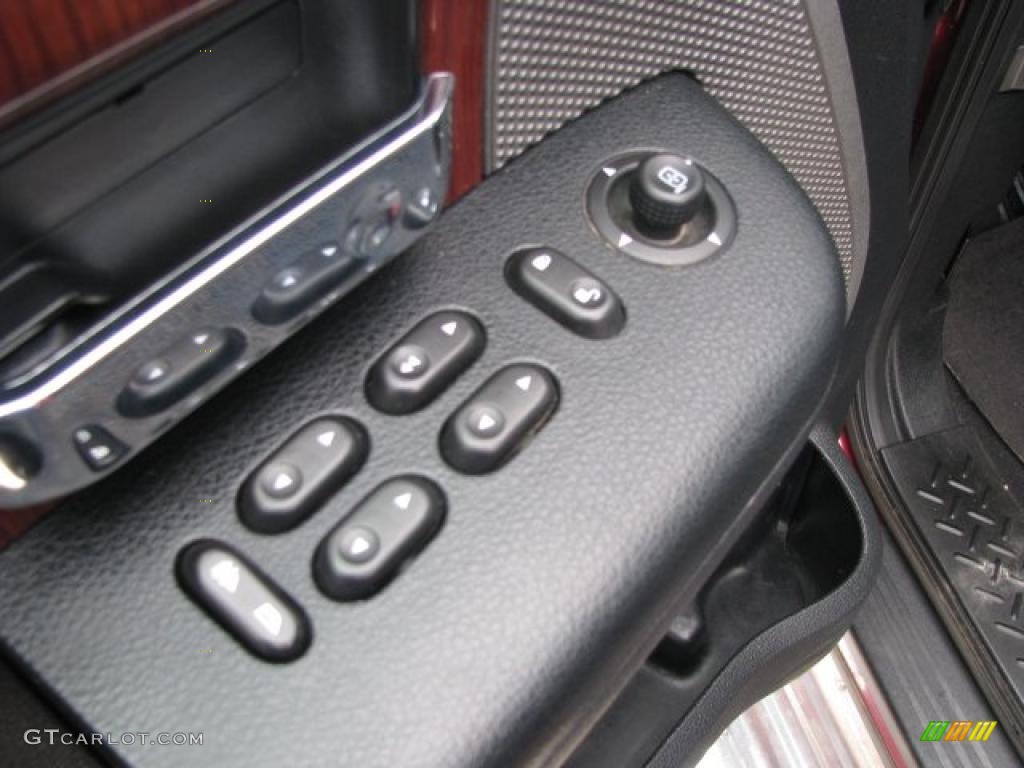 2005 F150 Lariat SuperCab 4x4 - Dark Toreador Red Metallic / Black photo #11