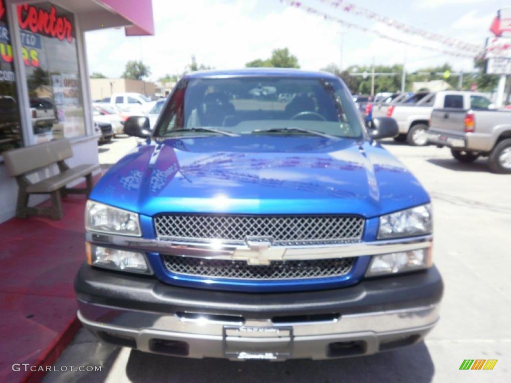 2004 Silverado 1500 Z71 Extended Cab 4x4 - Arrival Blue Metallic / Dark Charcoal photo #20