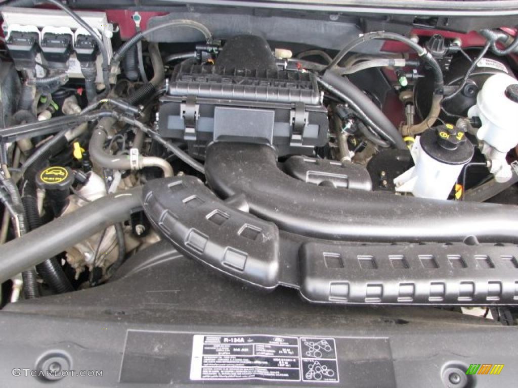 2005 F150 Lariat SuperCab 4x4 - Dark Toreador Red Metallic / Black photo #17