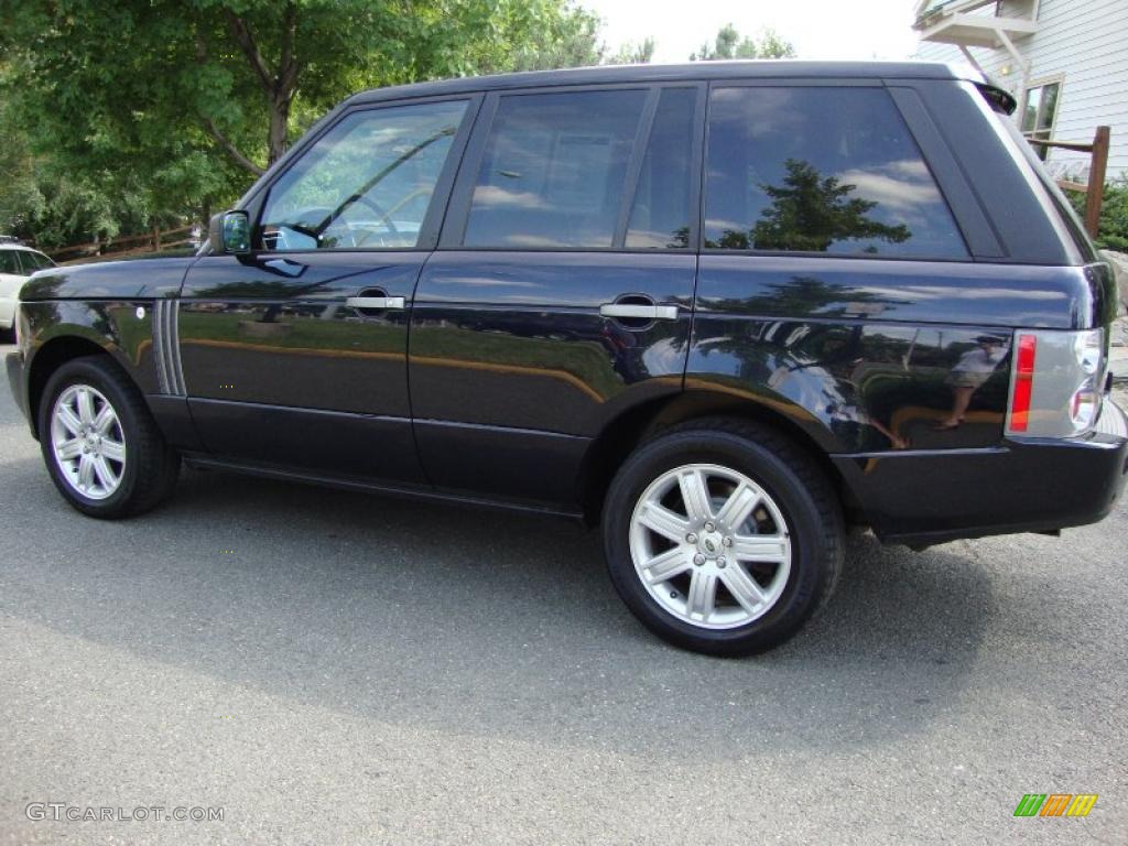 2008 Range Rover V8 HSE - Buckingham Blue Metallic / Parchment photo #2