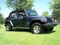 2007 Steel Blue Metallic Jeep Wrangler Unlimited X 4x4  photo #5