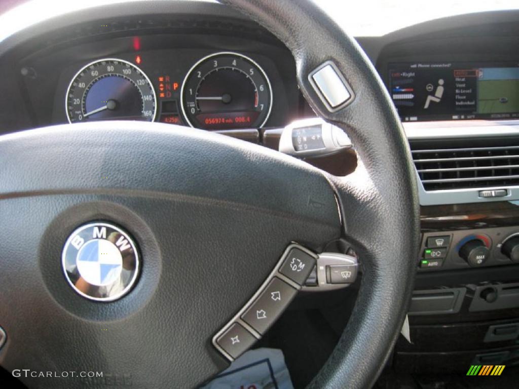 2003 7 Series 745Li Sedan - Orient Blue Metallic / Black/Black photo #38