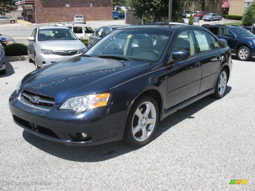 2006 Legacy 2.5i Limited Sedan - Regal Blue Pearl / Taupe photo #2