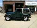 1999 Forest Green Pearlcoat Jeep Wrangler SE 4x4  photo #2