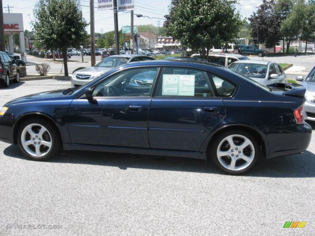 2006 Legacy 2.5i Limited Sedan - Regal Blue Pearl / Taupe photo #9