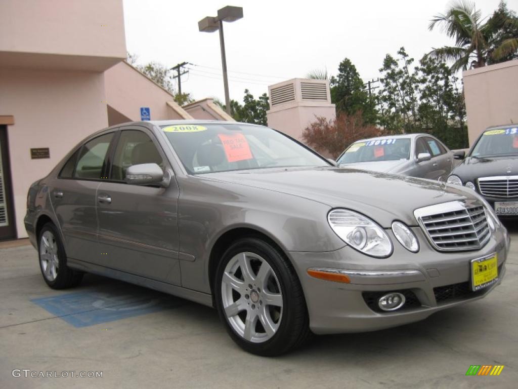 2008 E 350 4Matic Sedan - Pewter Metallic / Cashmere photo #1