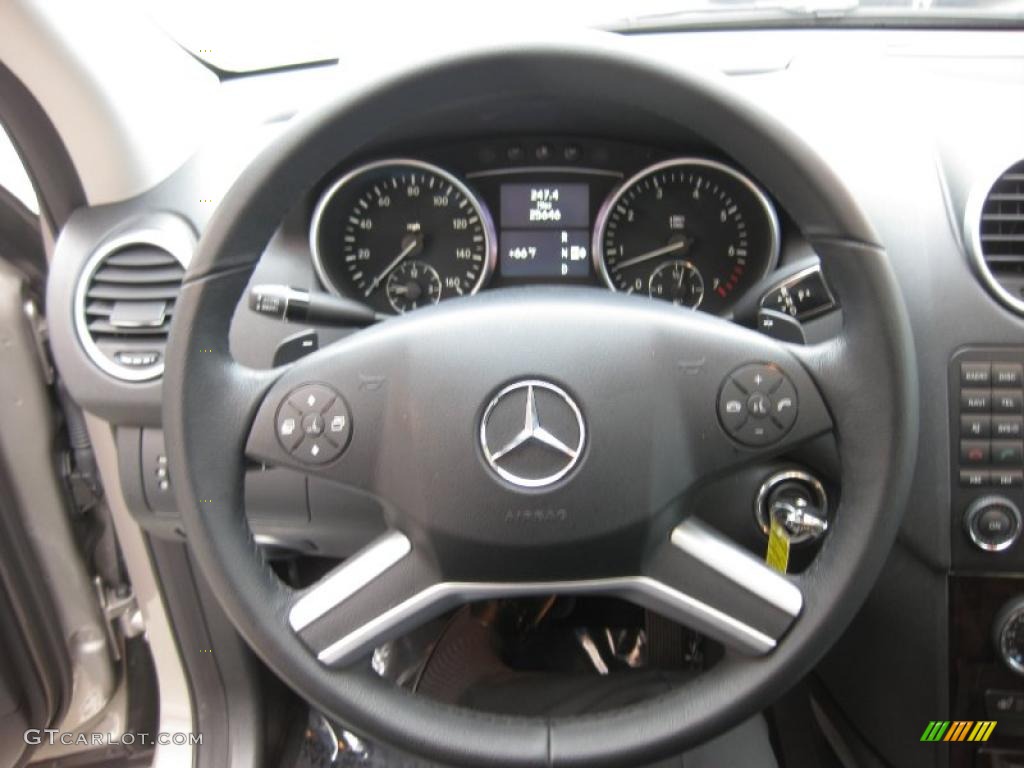 2009 ML 550 4Matic - Pewter Metallic / Black photo #22