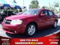 2010 Inferno Red Crystal Pearl Dodge Avenger R/T  photo #1