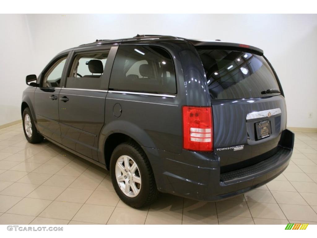 2008 Town & Country Touring Signature Series - Modern Blue Pearlcoat / Medium Slate Gray/Light Shale photo #5