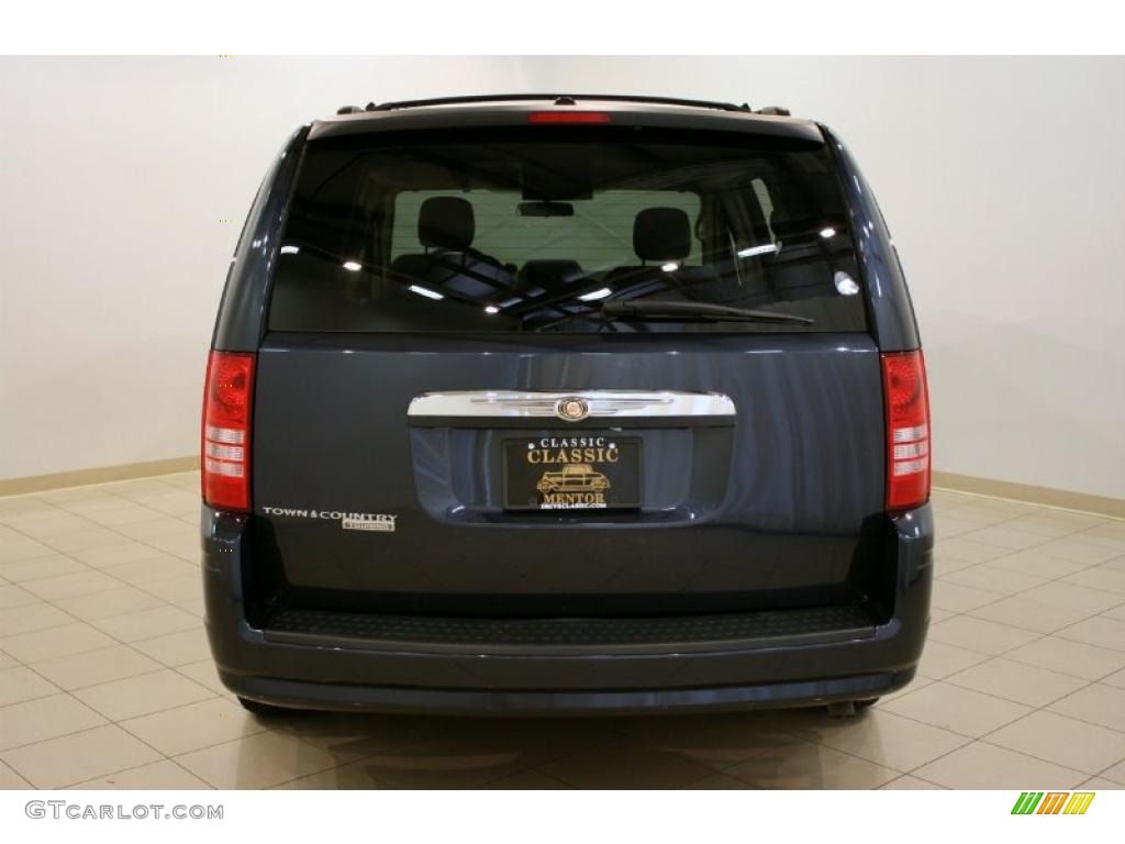 2008 Town & Country Touring Signature Series - Modern Blue Pearlcoat / Medium Slate Gray/Light Shale photo #6