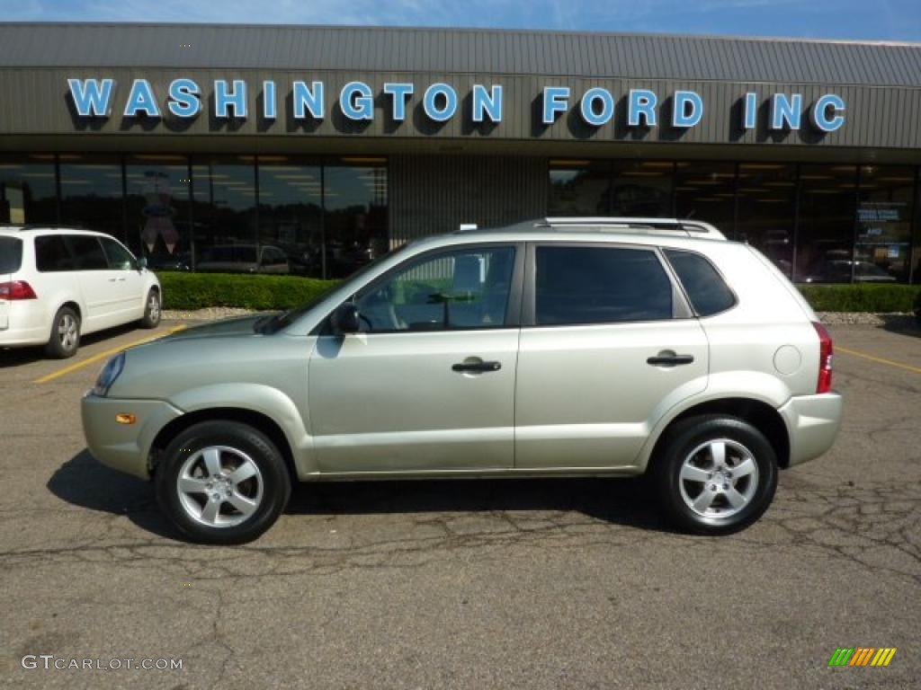 2007 Tucson GLS - Desert Sage Metallic / Beige photo #1