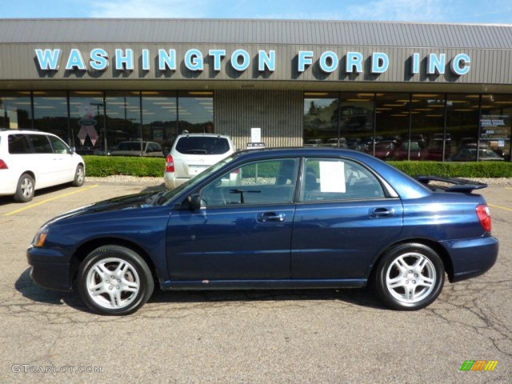 2005 Impreza 2.5 RS Sedan - Regal Blue Pearl / Black photo #1