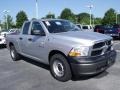 2010 Bright Silver Metallic Dodge Ram 1500 ST Quad Cab  photo #4