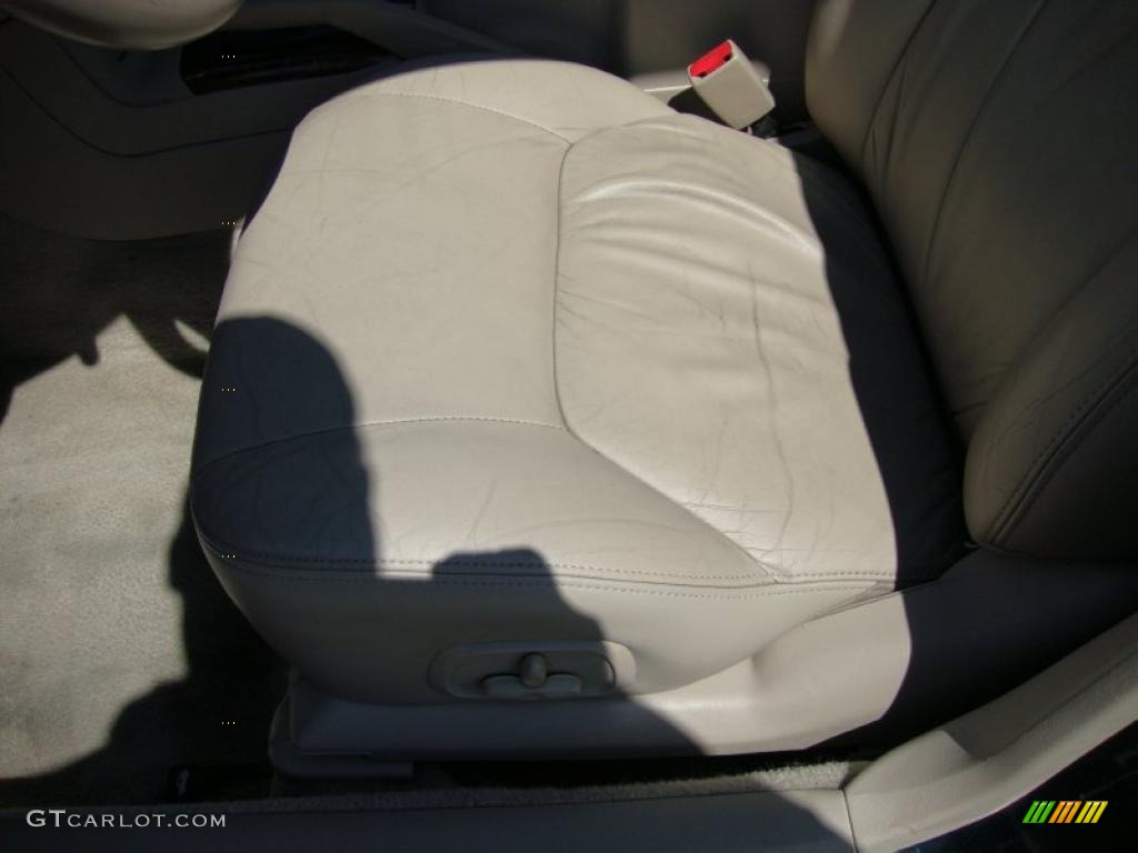 2001 Galant LS V6 - Sherwood Green Pearl / Tan photo #16