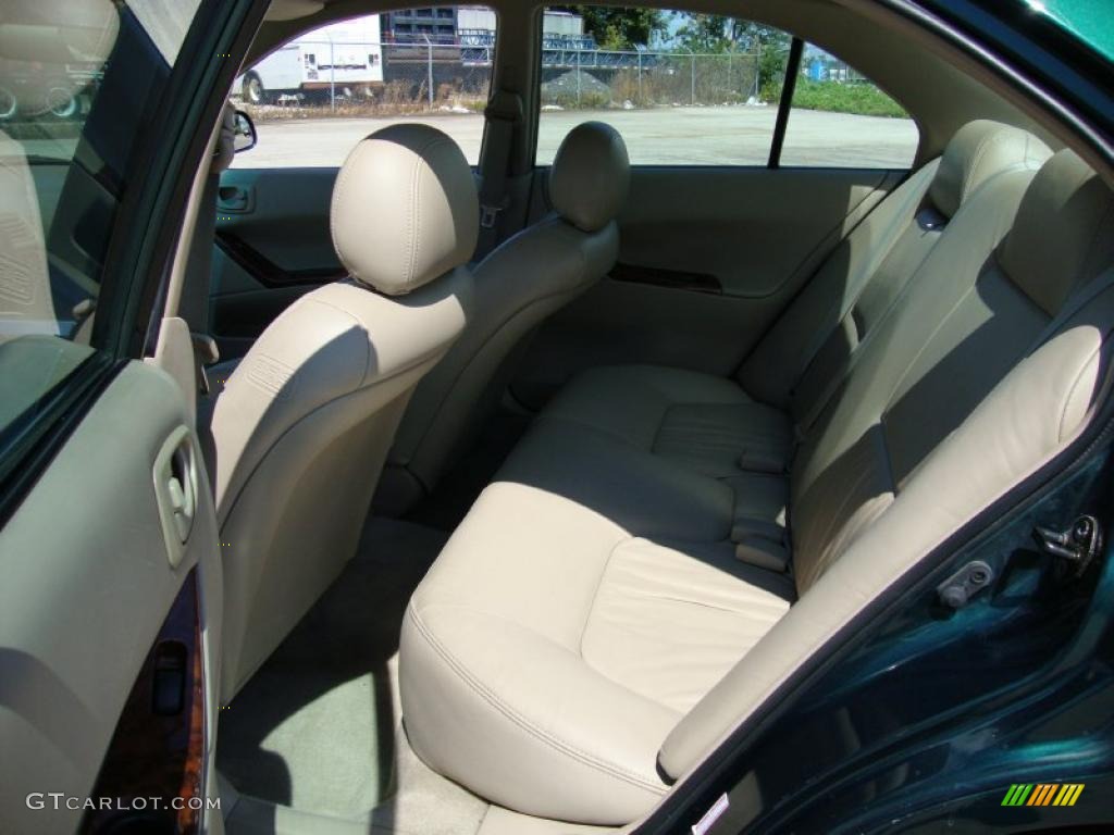 2001 Galant LS V6 - Sherwood Green Pearl / Tan photo #27