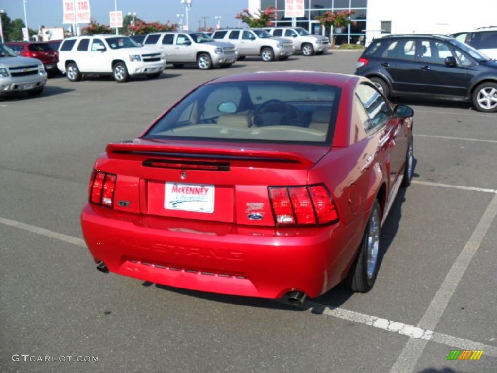 2000 Mustang GT Coupe - Performance Red / Medium Parchment photo #3