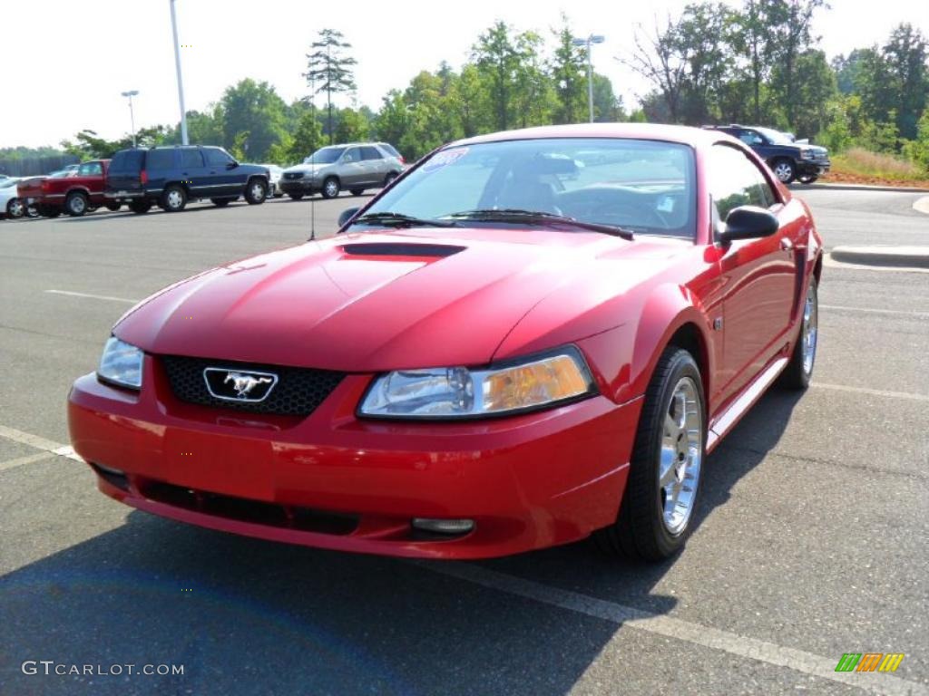 2000 Mustang GT Coupe - Performance Red / Medium Parchment photo #5