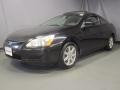 2003 Nighthawk Black Pearl Honda Accord EX V6 Coupe  photo #1