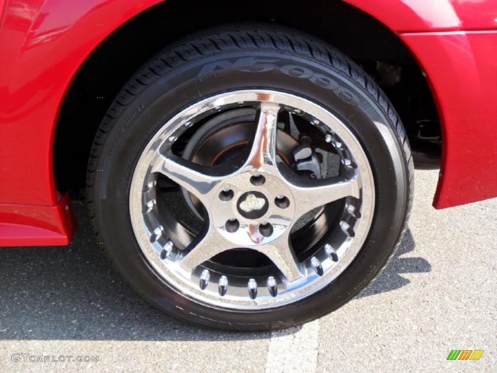 2000 Mustang GT Coupe - Performance Red / Medium Parchment photo #25