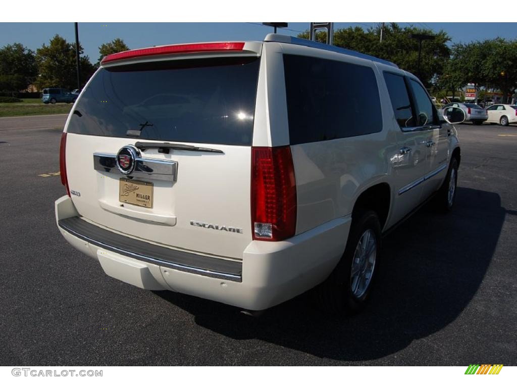 2008 Escalade ESV AWD - White Diamond / Ebony photo #19