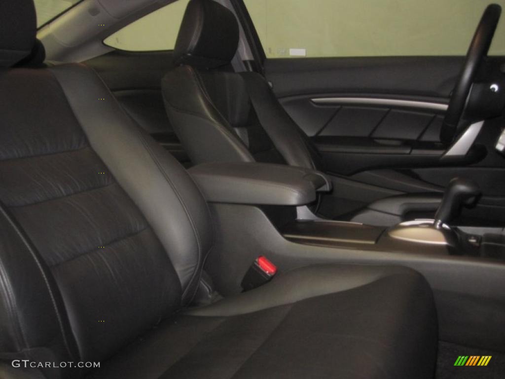 2008 Accord EX-L V6 Coupe - Nighthawk Black Pearl / Black photo #10