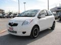 2008 Polar White Toyota Yaris 3 Door Liftback  photo #2