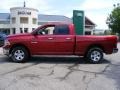 2009 Inferno Red Crystal Pearl Dodge Ram 1500 SLT Quad Cab 4x4  photo #2