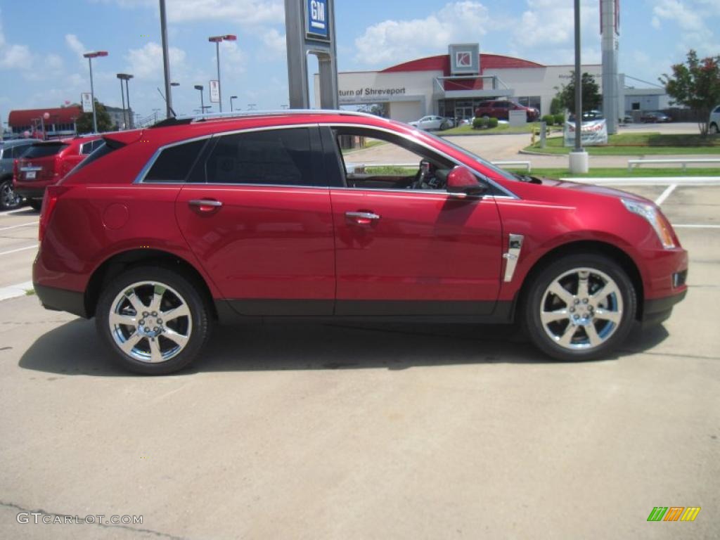 2010 SRX V6 - Crystal Red Tintcoat / Shale/Ebony photo #4