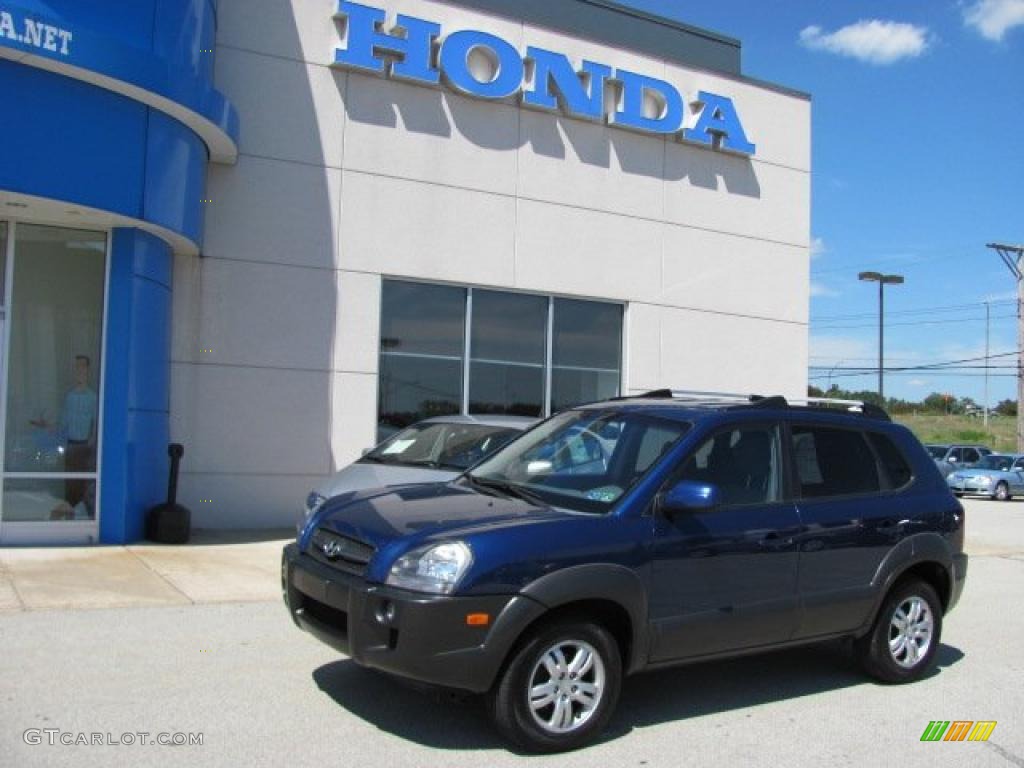 2006 Tucson GLS V6 4x4 - Nautical Blue Metallic / Gray photo #1