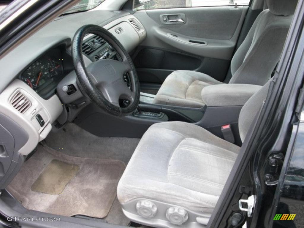1999 Accord LX Sedan - Flamenco Black Pearl / Gray photo #7