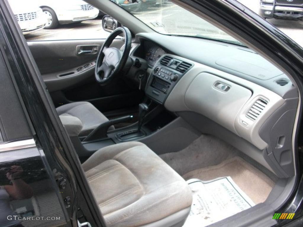 1999 Accord LX Sedan - Flamenco Black Pearl / Gray photo #8