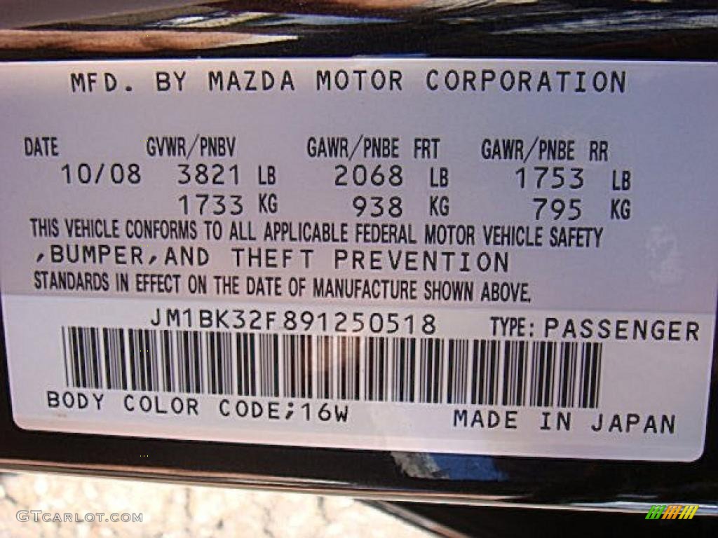 2009 MAZDA3 i Sport Sedan - Black Mica / Black photo #25